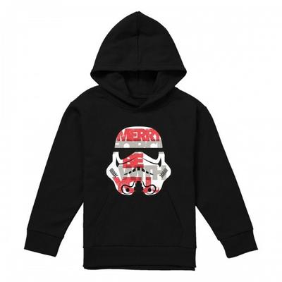 Childrens/Kids Merry Force Be With You Stormtrooper Christmas Hoodie