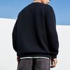 Anta Basketball Series Letter Print Crew Neck Long Sleeve Sweatshirt Men Tops Black 152311728-4