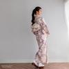 Yukata Obi Pleated Heiko Obi Dull Color 6 Colors Fluffy Easy Pleated Heiko Obi [kimono Cafe] Women's (dustyyellow)