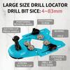 Adjustable Tile Drilling Positioning Frame with Roller Guide Structure for Wall Tile Work, Bathroom Fixture Mounting and Shelf Installation