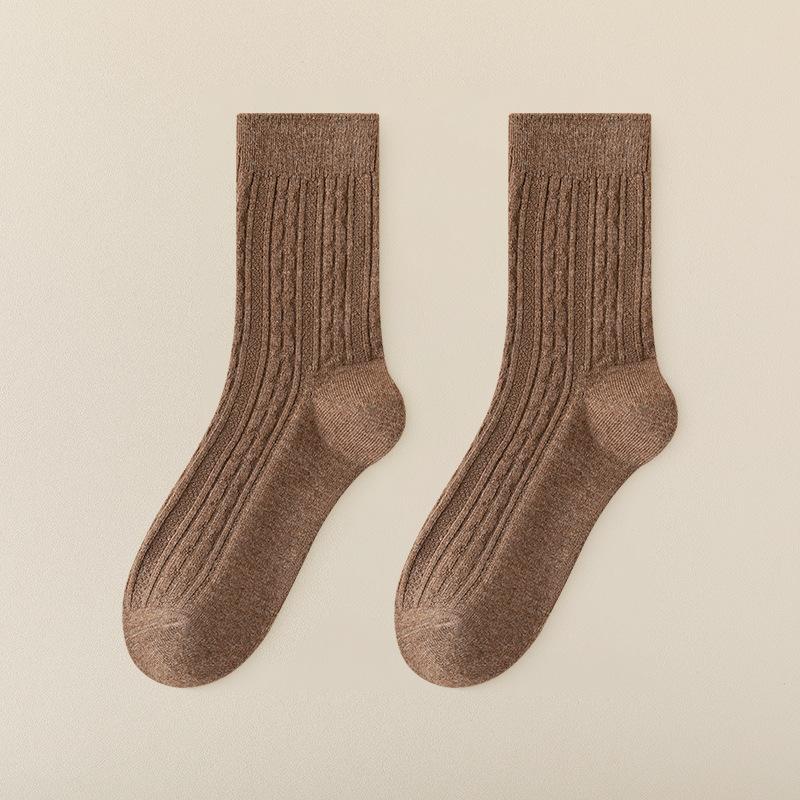 Ladies Autumn and Winter New Cotton Thickened Type Warm Tube Wool Socks