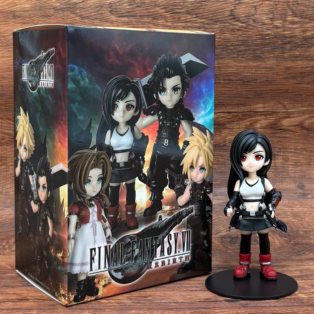 Sephiroth VII Anime Figure Zack Fair Aerith Q Version Action Figure Tifa Cloud Figurine PVC Collection Doll Toys opp bag