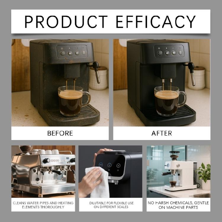 237ml Coffee Machine Descaler Clean Internal Parts And Improve Taste Of Your Coffee