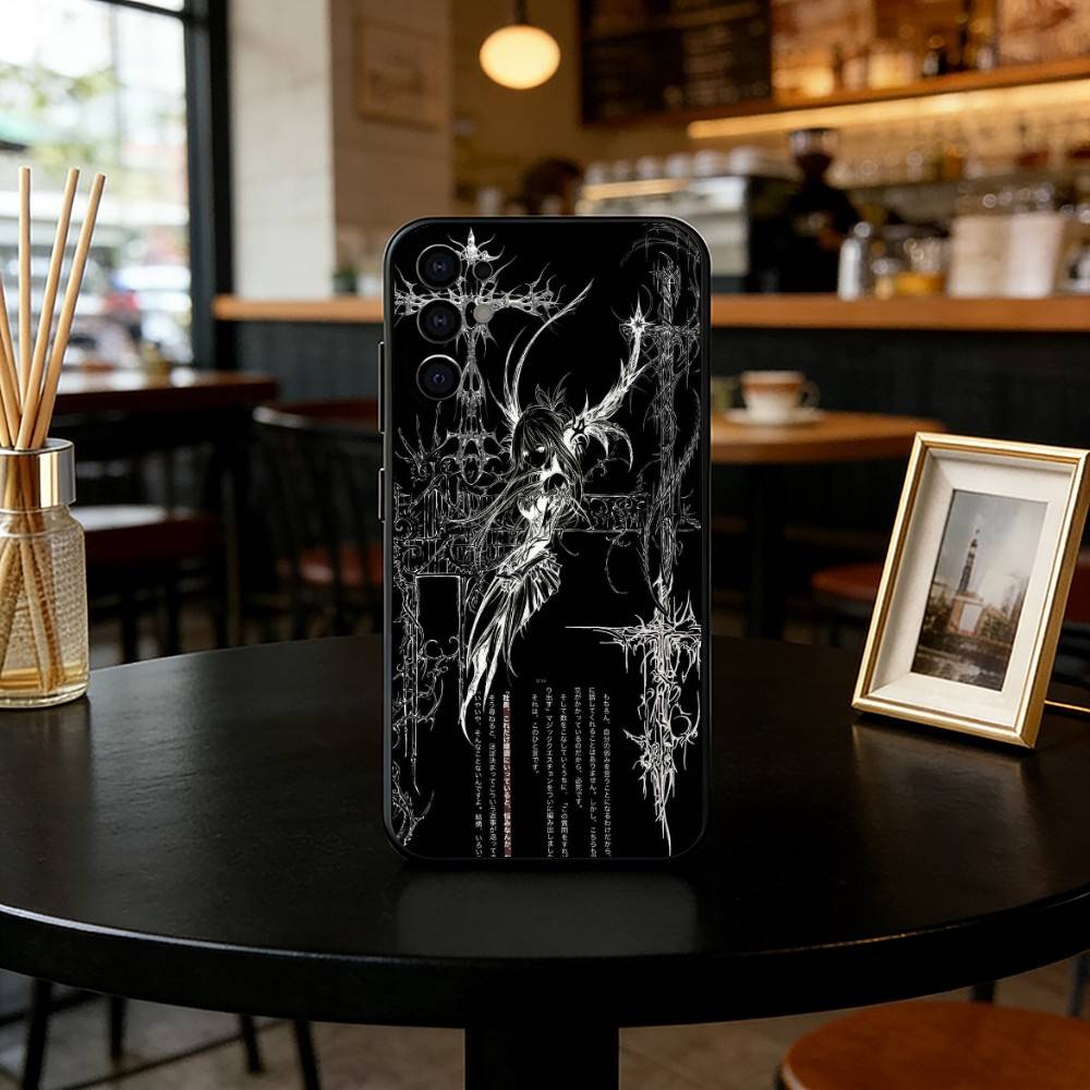 Gothic Coquette Cybersigilism Phone Case For Samsung S25,S24,S21,S22,S23,S30,Ultra,S20,Plus,Fe,Soft Silicone Black Cover