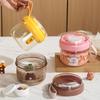 650ml Breakfast Cups Seal Oats Container Portable Salad Cup  for Oatmeal Cereal Nut Yogurt