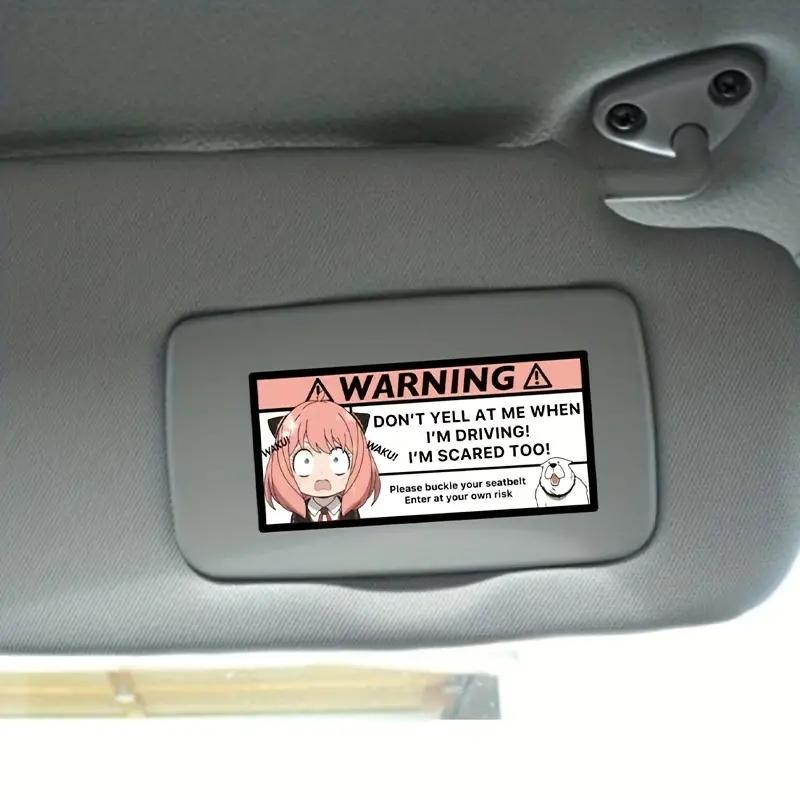 J470 # Nettes Mädchen Auto Aufkleber Für Anime Aufkleber Dekoration Hinter Dem Spiegel Innen Zubehör Vinyl Aufkleber