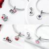Copper Infinity Love Dangle Charms Like Snake Entangle Beads Fit Original Bracelet Diy Fine Jewelry Gifts For Women