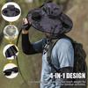 Solar Fan Hat Fishing Hat with Solar Powered Fans Wide Wing Solar Fan Cap USB Solar Fan Adjustable Outdoor