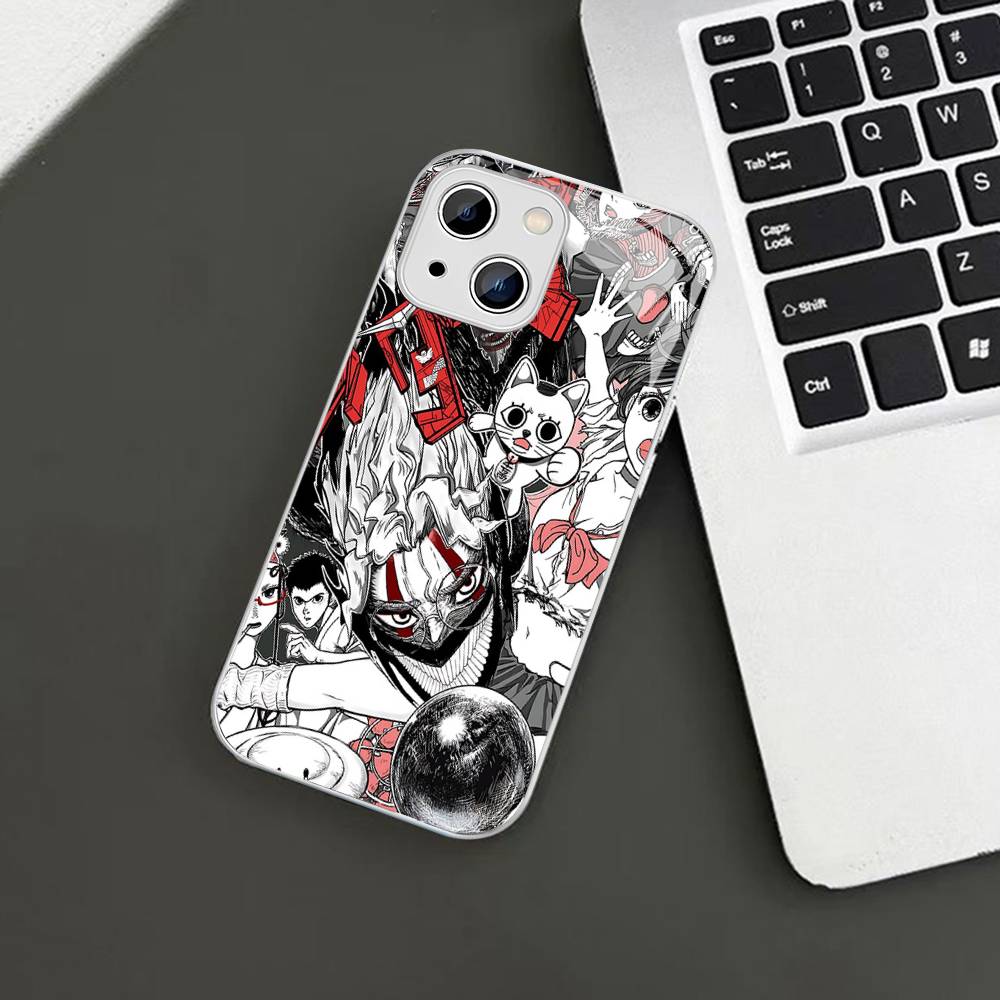 Anime D-Dandadan For IPhone 14 13 12 Mini 11 Pro XS Max X XR 14 Plus Tempered Glass Cover