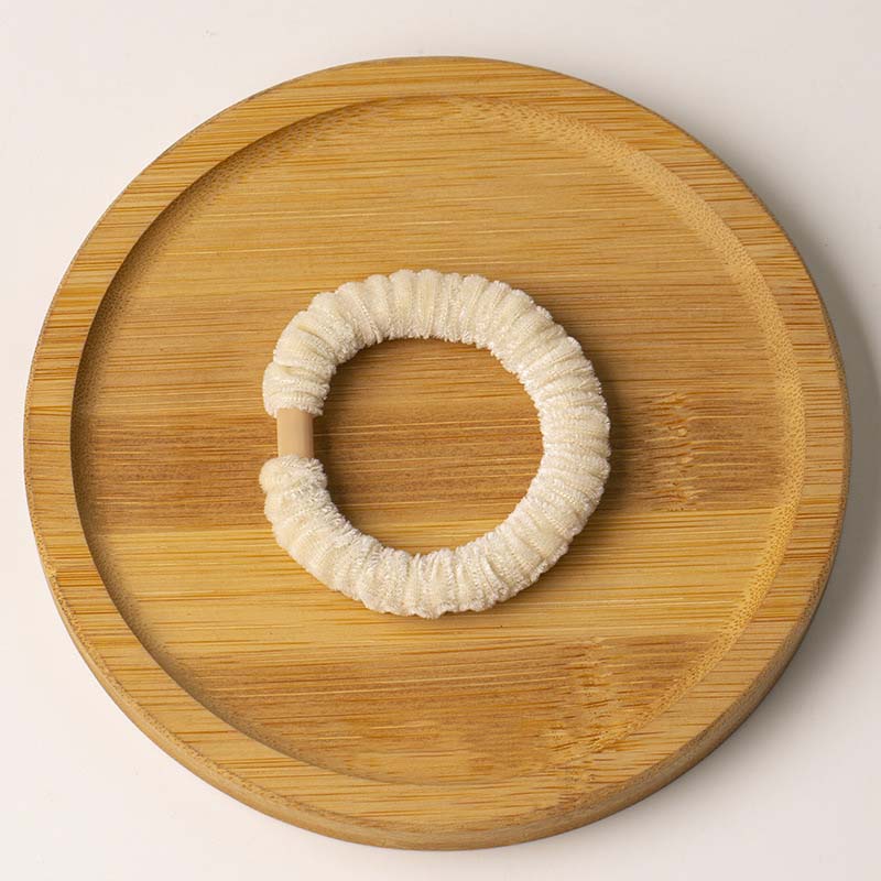 

Новая зимняя однотонная плюшевая резинка для волос для женщин, девушек, простая эластичная резинка для высокого хвоста, аксессуары для волос