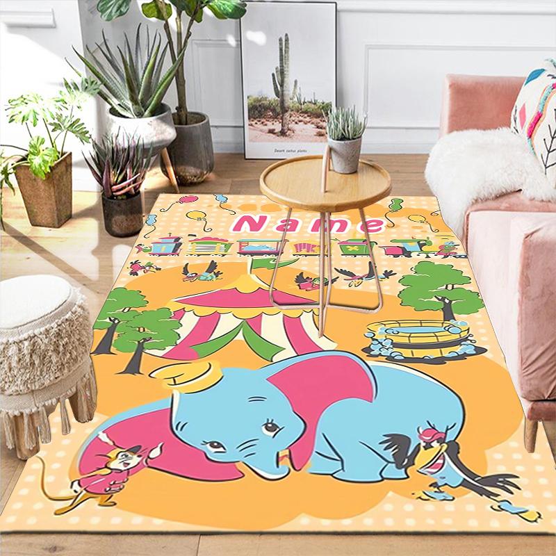 Custom 1Pc Dumbo'S Bubble Adventure Rug Office Carpet Indoor Outdoor Entrance Doormat Nonslip Soft And Comfortable Living Room D91653