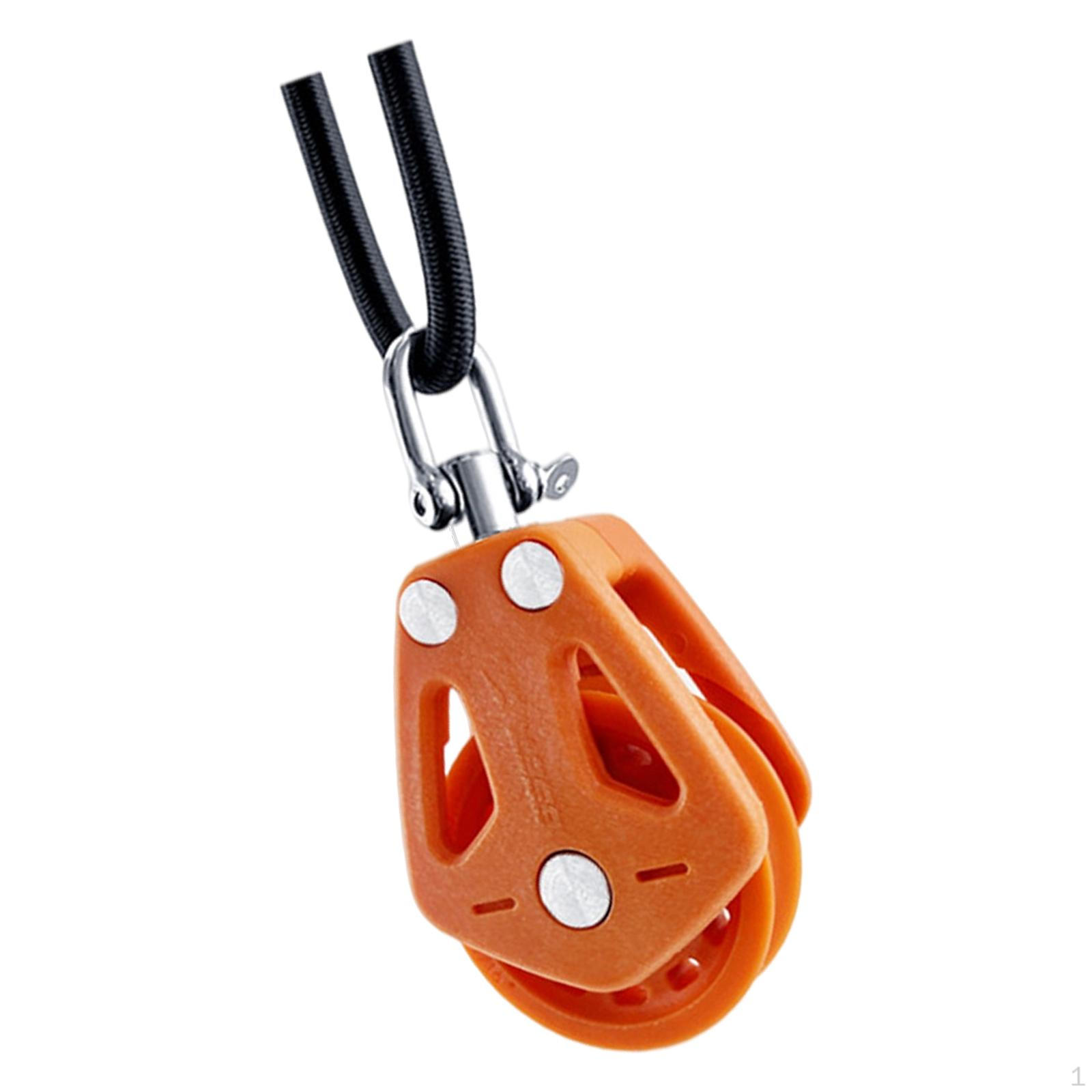 

Lifting Single Pulley - Swivel Shackle Head ABS Sheave Loading 460Kgs C