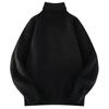 White Pullover Turtleneck Men's Knitted Sweater Autumn and Winter New Trendy Brand Loose Casual Student Sweater