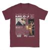 Casual Tshirt Beach Rapper Milo J Fashion Tshirts Pure Cotton Tshirt For Couple Aesthetic Plus Size 6xl Short Sleeve Tees