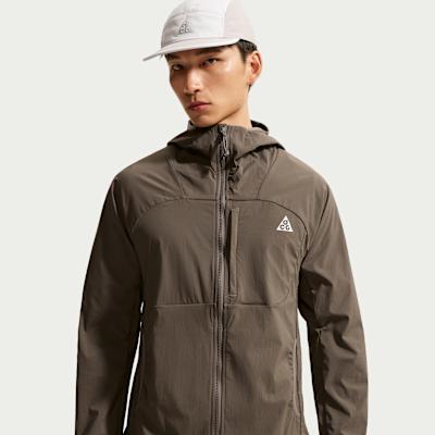 Nike Jackets Men s Ore Gray/Mink Brown/Aurora Blue/Mountain White Hood XS