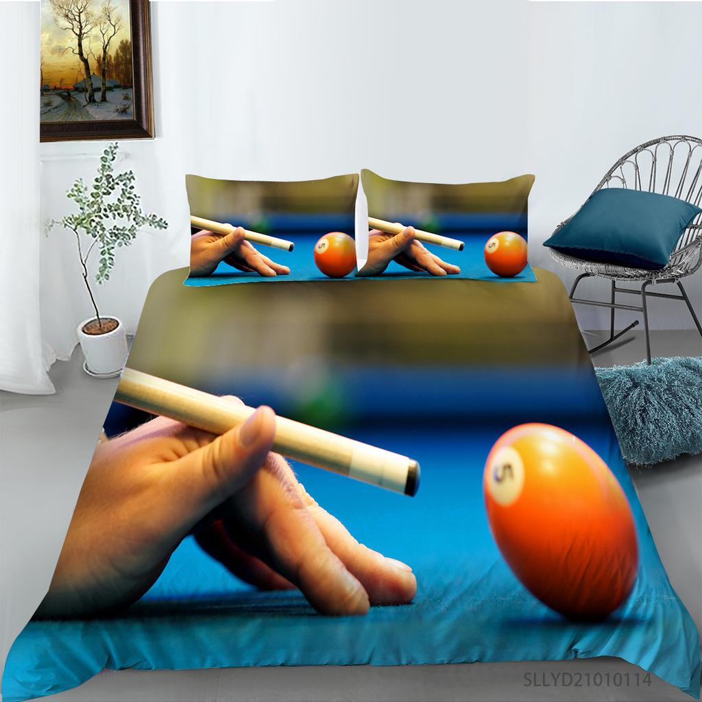 Source Bedding Two Or Three-Piece Set, Sports Wind 3D Digital Printing Polyester Fabric