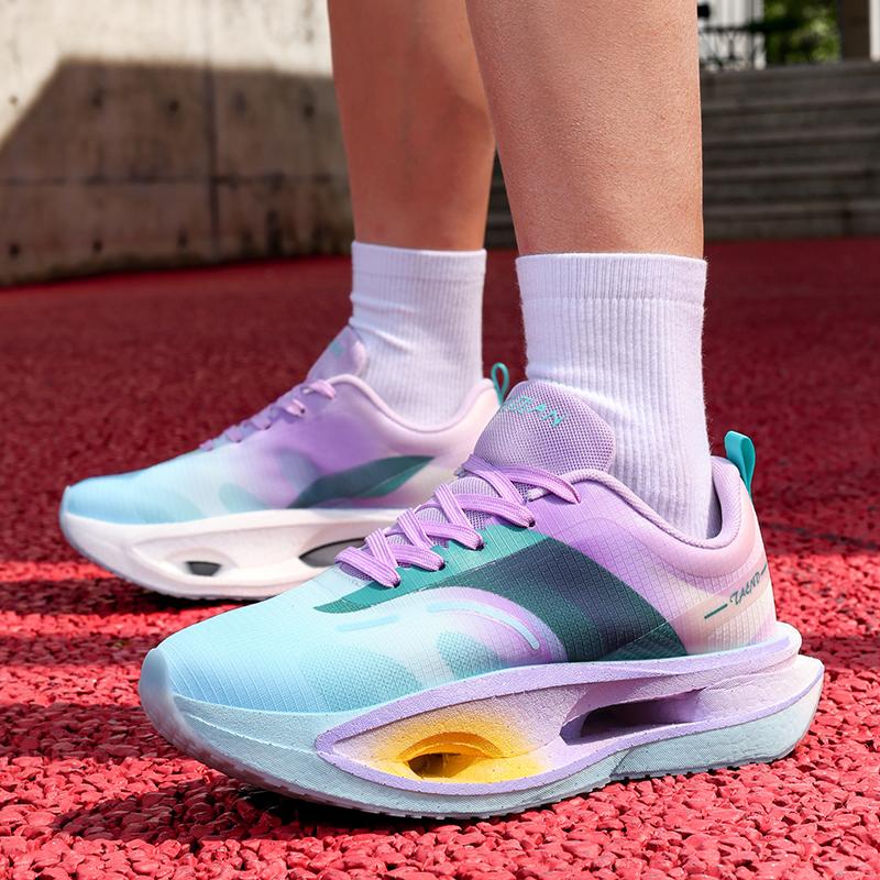 New Running Shoes Feidian Carbon Plate Men'S And Women'S Racing Youth Student Popcorn Shock-Absorbing Breathable Sports Running Shoes