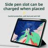 For IPad Protective Case Pro11 With Right Pen Slot, Air5/6 Generation Tablet Leather Case 10.2inch Soft