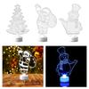 Christmas Decoration Lights Christmas Mas Scene Figure Acrylic Holiday