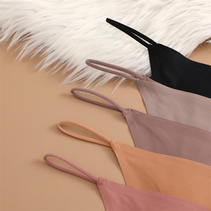 FINETOO ქალის უნაკერო ტრუსები უკვალო საცვლები ქალისთვის სექსუალური კომფორტული თეთრეული ერთი ფერის ტრუსები