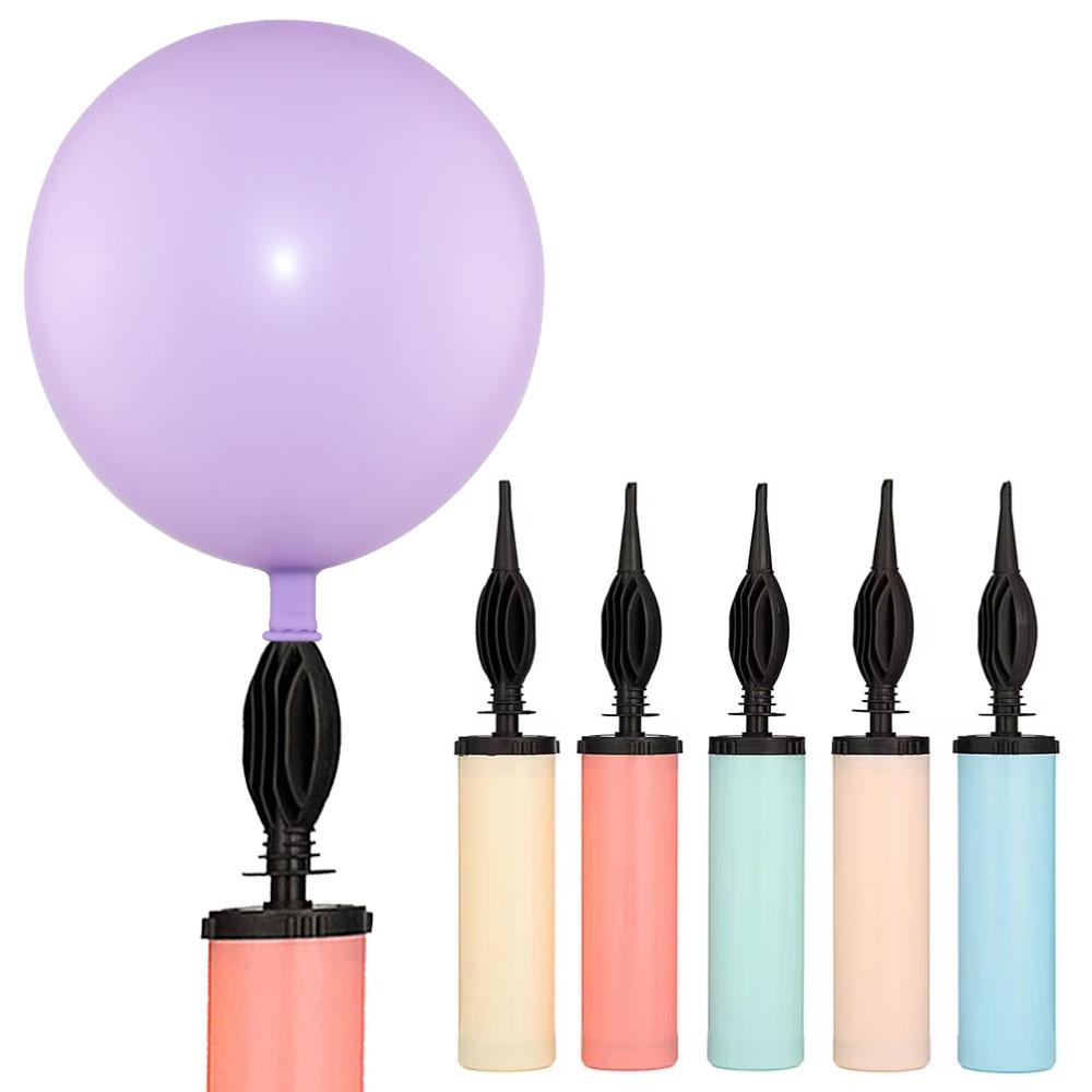 1-5pcs Random Color Balloon Pump Air Inflator Hand Push Portable Balloon Accessorie for Wedding Birthday Ballon Party Decoration 5