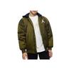 Jordan Modische Kapuzenjacke mit Logo-Print, langärmlig, aus Baumwolle, Kinderjacken, Efeugrün JD2342011GS-002