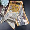 Mulberry Silk Necktie for Women Versatile Autumn Style Chic Slim Multi-functional Decorative Double-layer 100% Silk Scarf