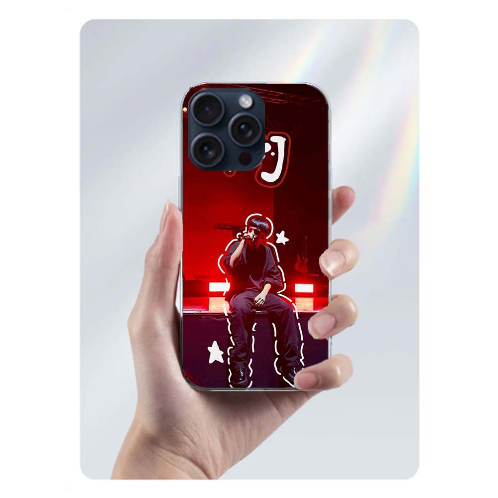 Singer M-Milo J Clear Phone Case For Iphone 17 Air 16 Pro Max 15 Pro 14 Plus 17E 16E 11 13 12 Mini Cover Cases Fundas Cell TPU C