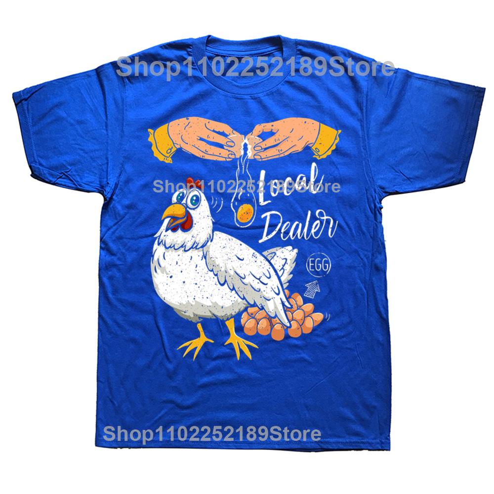 Eggs Dealer Funny Chicken Coop HendChicken Eggs 2025 Fashion Men Luxury Designer T-Shirts Camisa Printed on Tshirts