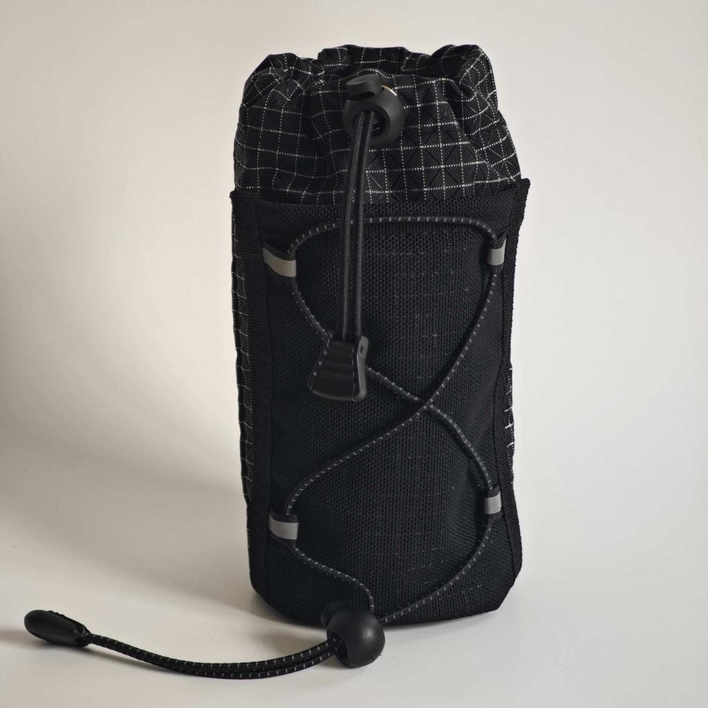 1PC 8×17cm Outdoor Backpack Strap Phone Pouch Water Bottle Holder Clip-on Extender Bag for Hiking Camping Travel Gear Accessorie