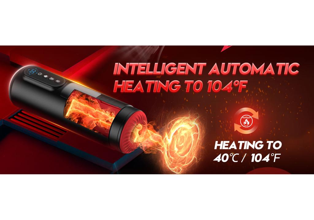 Fully automatic suction male masturbator 9 thrust vibration oral sex machine heated cat penis pump masturbating cup sex toy