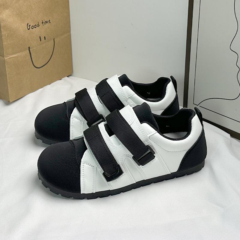 

Красивые туфли-пуфы женские осенние новые на липучке универсальные на мягкой подошве милые спортивные и повседневные туфли 40