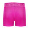 Girls Performance Shorts Sparkling Rhinestones Waistband Figure Skating Dance Gymnastics Bottom