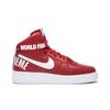 Nike Supreme x Air Force 1 High SP Rot 698696-610 Herrenstil