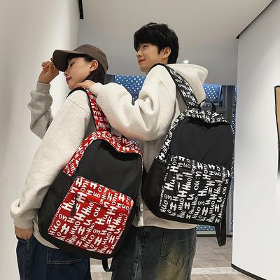 Women Schoolbag Waterproof Large Capacity School Backpack Smooth Zipper Solid Teens Girl Casual Daypack Bag Student Supply
