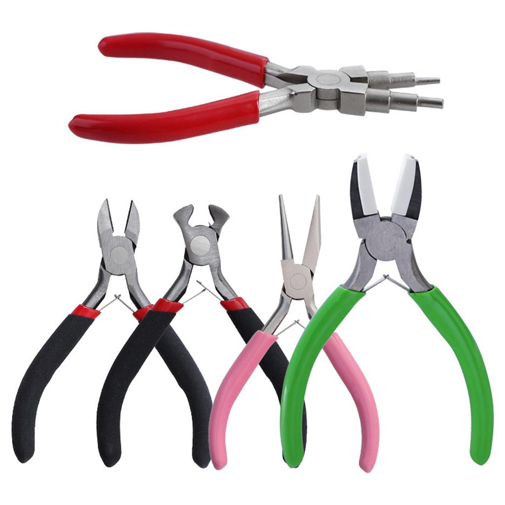 Jewelry Pliers, Tools Handle Pliers Round Nose for Making Crafting Repair Supplies