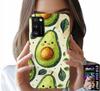 Hülle Für Samsung Galaxy A41 - Süße Lächelnde Avocado Hülle