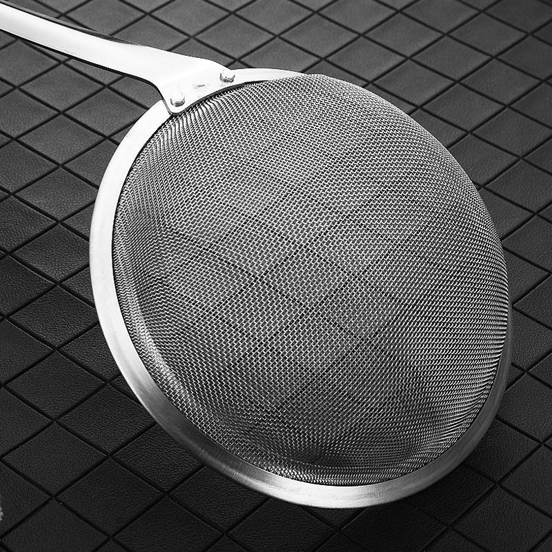 Household Kitchen Oil Skimmer and Grease Filter Spoon with Stainless Steel Mesh