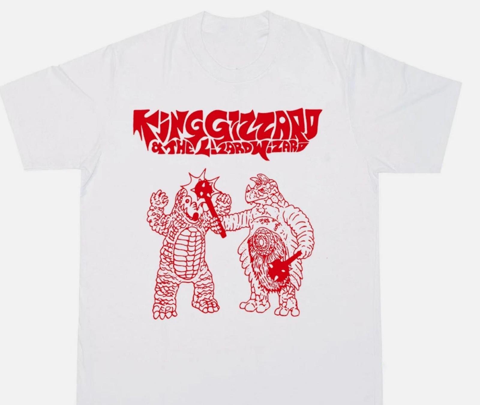 

Новая хлопковая футболка King Gizzard & The Lizard Wizard Все размеры от S до 4XL ФУТБОЛКА 4XL