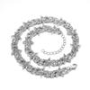European & American Fashion Niche Star Necklace - Rhinestone Cuban Chain Street Style Versatile Design