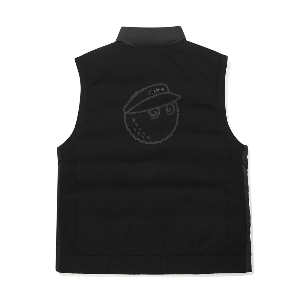 Malbon Golf Bucket Hybrid Down Vest Black (Man)