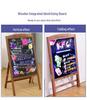 Zhao's LED Fluorescent Screen for Zheng Street Stall Advertising - Glowing Blackboard Sign for Night Markets