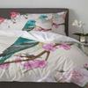 Vintage Flowers Birds Duvet Cover With Pillow Case Custom 3pcs Bedding Set Quilt Cover Double Bed Home Textile