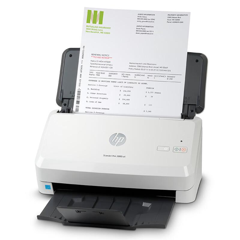 HP ScanJet Pro 3000 s4 A4 Document Scanner CN plug (adapter included)