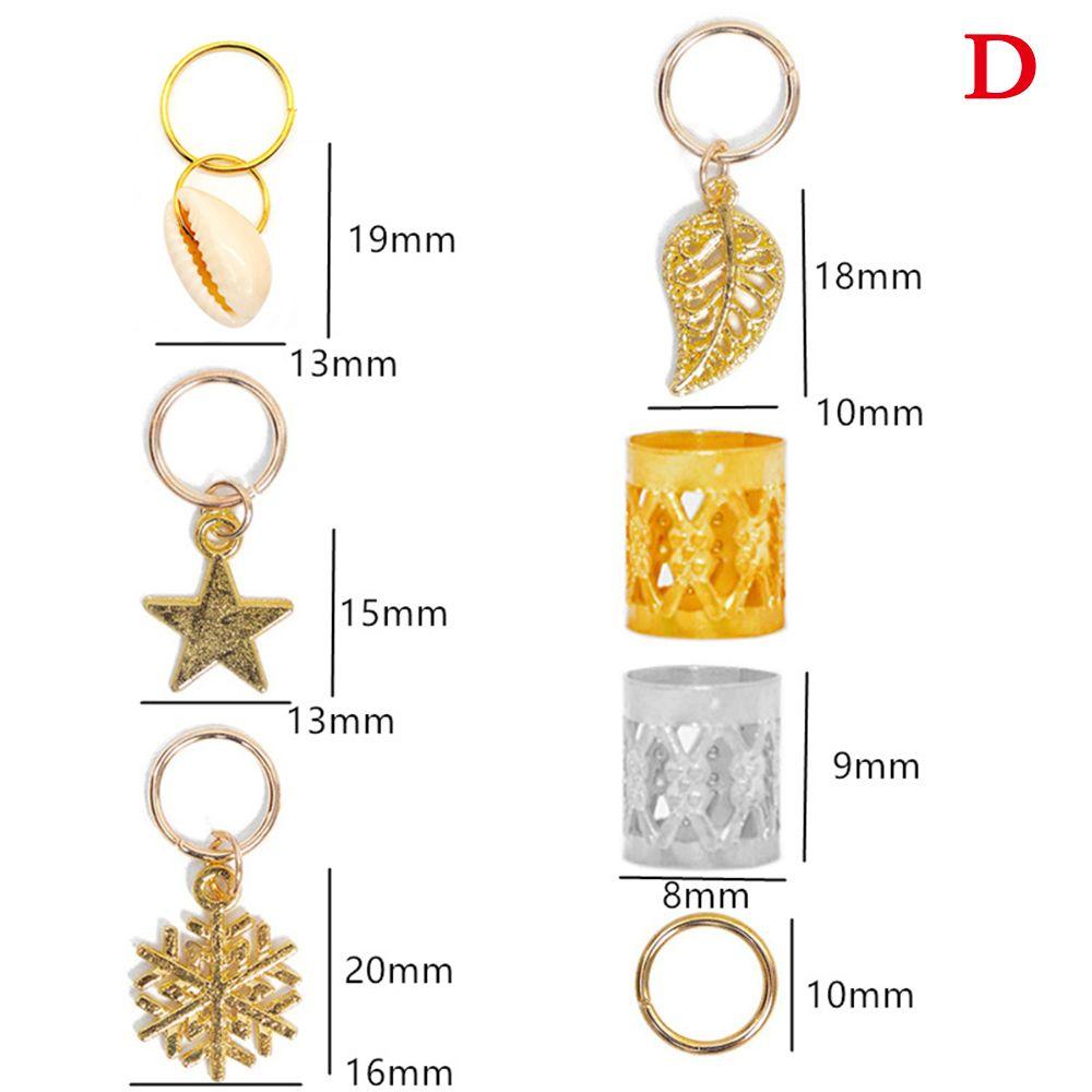 Pcs Silver Charms Gold Jewelry Hair Rings Hair Decorations African Dreadlocks Hair Braid Hair Cuffs