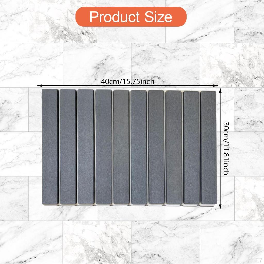 Diatomaceous Dish Drying Mat, Quick Drying, for Countertops, Dining Rooms, And Kitchens.