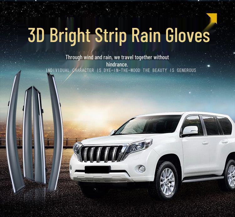 Car Rain and Sun Visors for Haval Models: H6, H2, F7, H5, and Third Generation H7, H4, H9, M6.