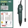 Oushen 801800 Electric Screwdriver Set with High-Quality Motor and Straight Handle for Household Use