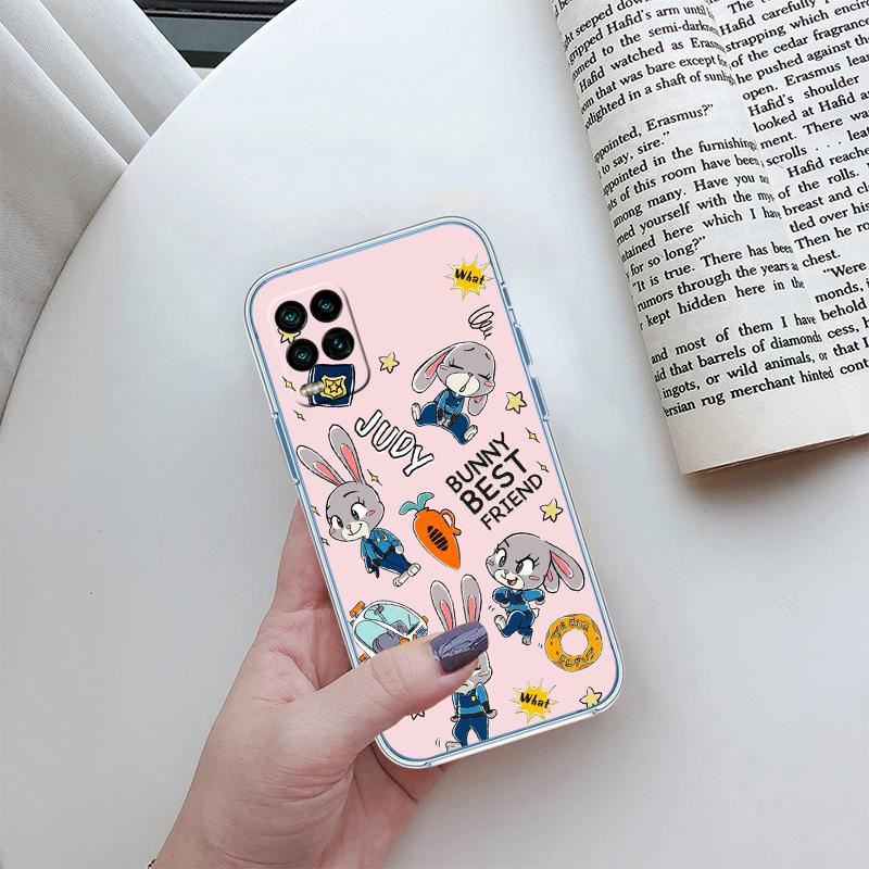 Zootopia Disney Transparent Phone Case for Motorola Moto G7 G8 G9 G84 G85 G73 G24 G15 Z2 Play Power Plus