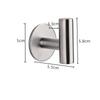 Stainless Steel Hardware Bathroom Towel Bar Hook Wall Mounted Coat Robe Clothes Hook for Kitchen Garage